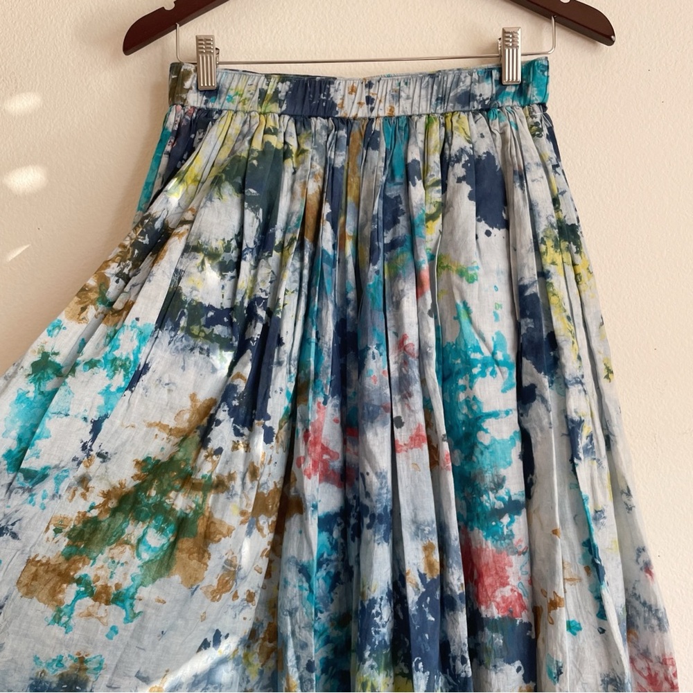 Perks and Mini Multicolor Tie-Dye Midi Skirt - Picture 2 of 8